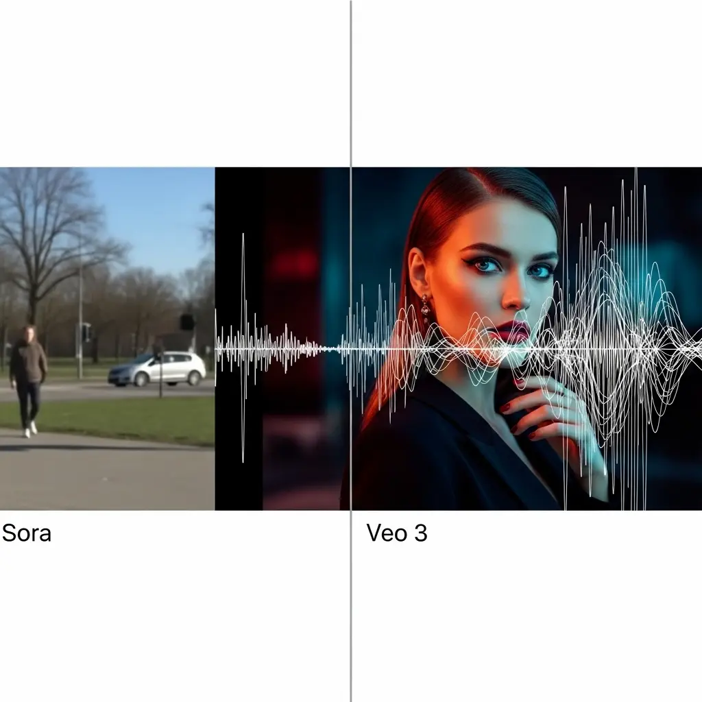Google Veo 3 vs OpenAI Sora AI video generation comparison in 2025