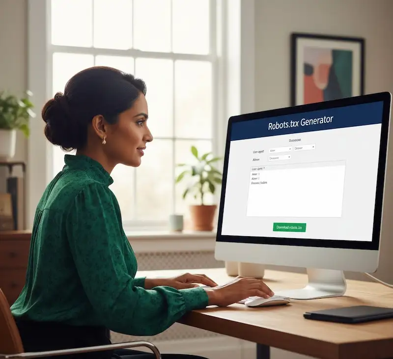 Robots.txt Generator is being used by women