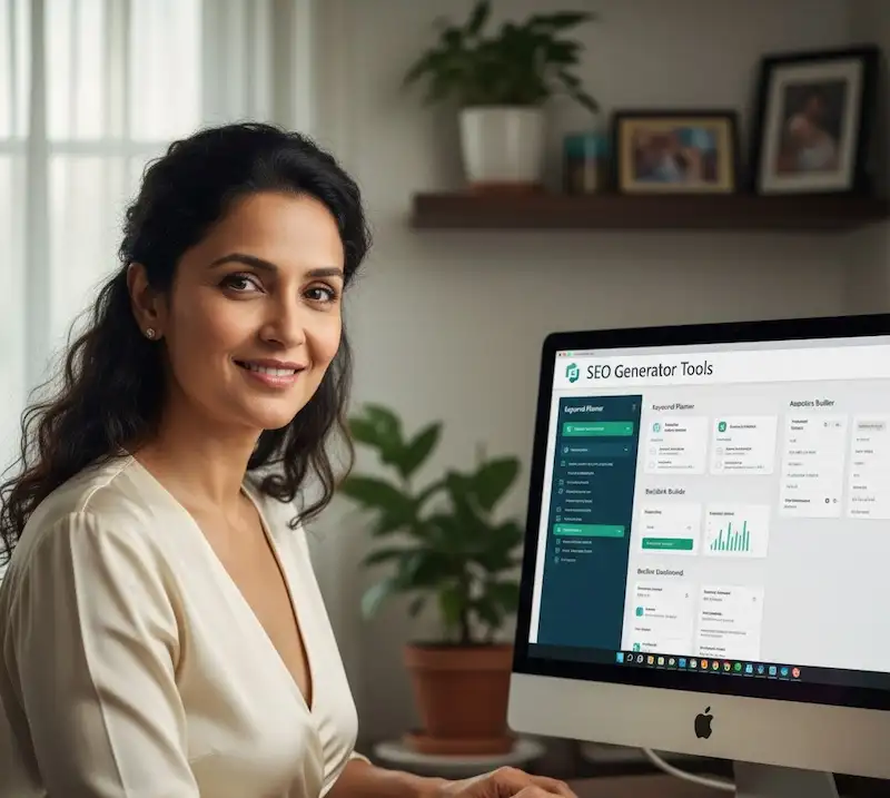 SEO title and Meta Description Generator is being used by women