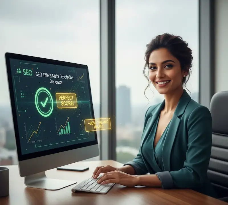 SEO title and meta description generator free to use- CAMSROY Ai Generalist