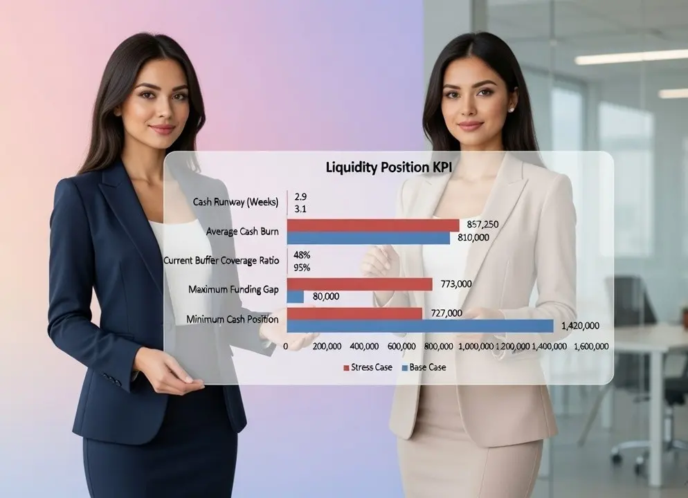 13 Week Cash Flow Forecast Excel Template for SMEs (With Risk & Stress Testing) 1 13 week cash flow forecast excel 4