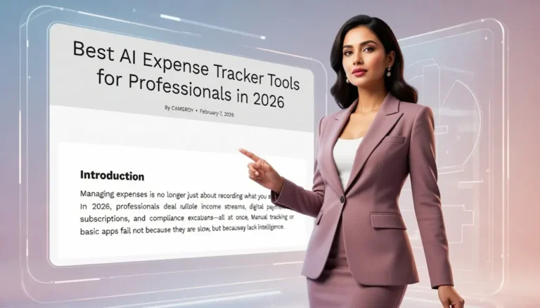 AI-powered expense tracking tools for professionals designed for better financial clarity in 2026