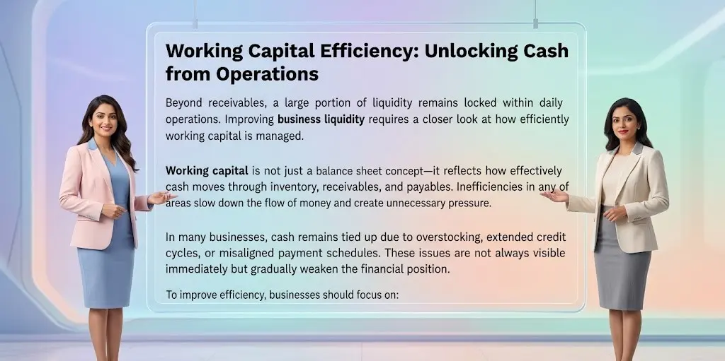 How to Improve Cash Flow in Business: A Practical Framework with AI Insights 3 working capital efficiency and improving business liquidity through better cash management