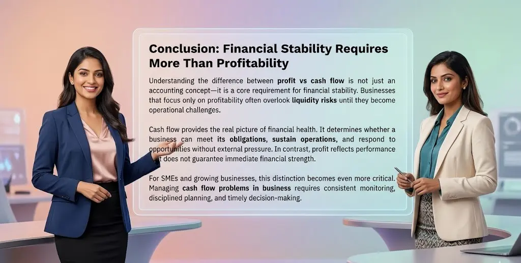 financial stability achieved through effective cash flow management and planning