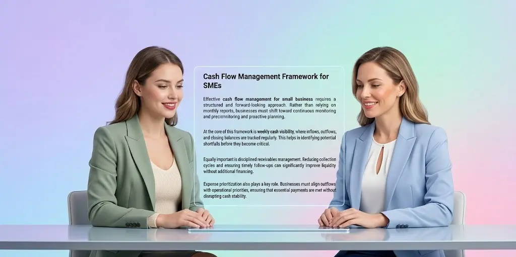 cash flow management for small business with AI insights and financial planning