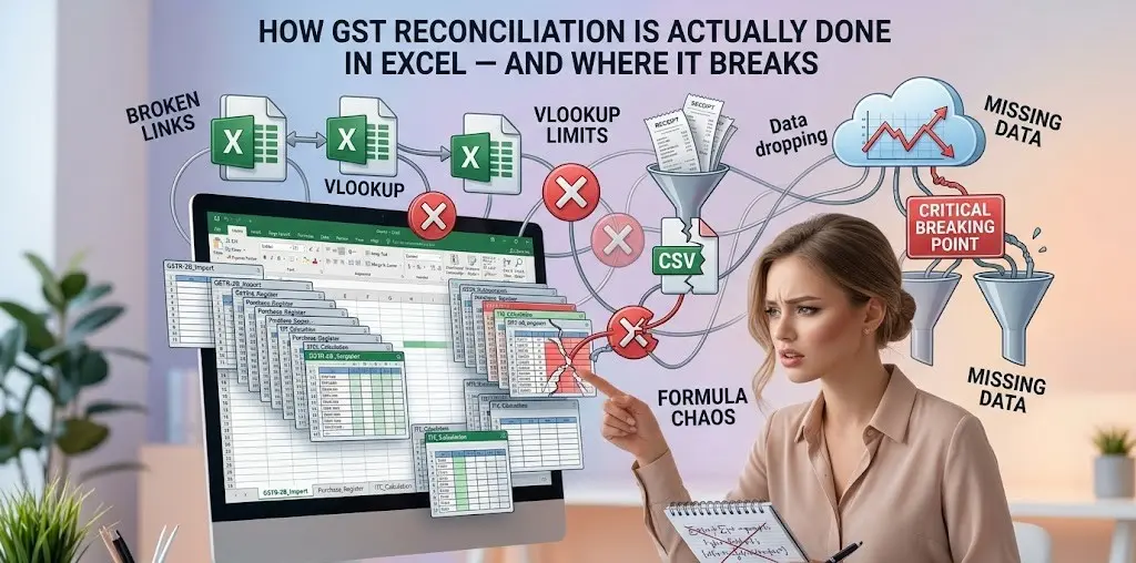 how gst reconciliation is actually done in