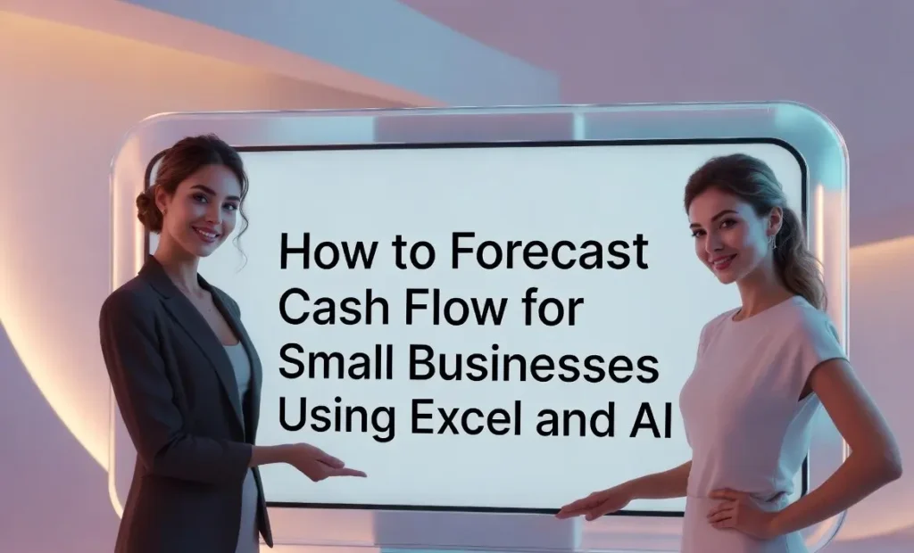how to forecast cash flow for small businesses step by step using Excel and AI