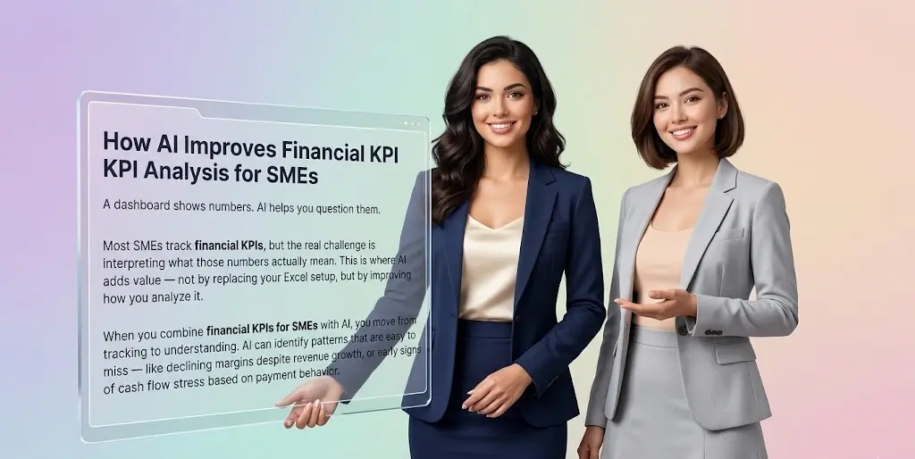 how AI improves financial KPIs for SMEs analysis and decision making