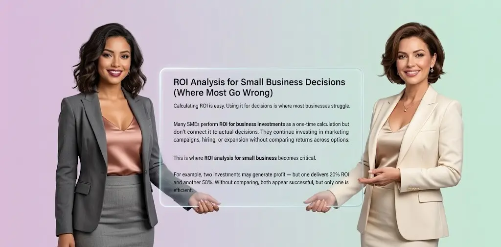 ROI analysis for small business decisions using Excel and AI insights