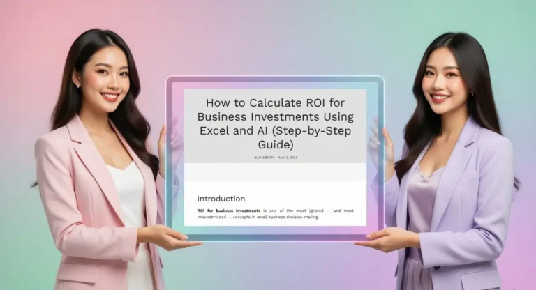 how to calculate ROI for business investments using Excel and AI guide