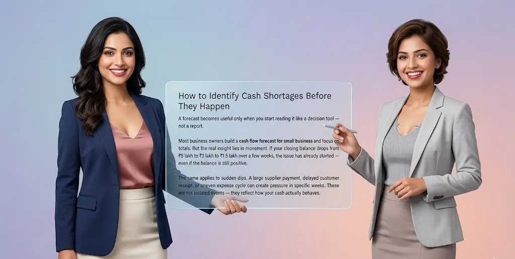 how AI improves cash flow forecasting accuracy for small businesses in Excel
