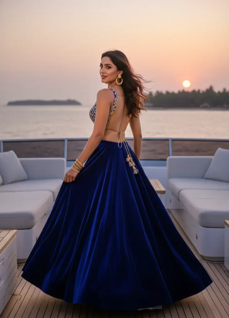 Premium AI fashion prompts for glamorous blouse ads