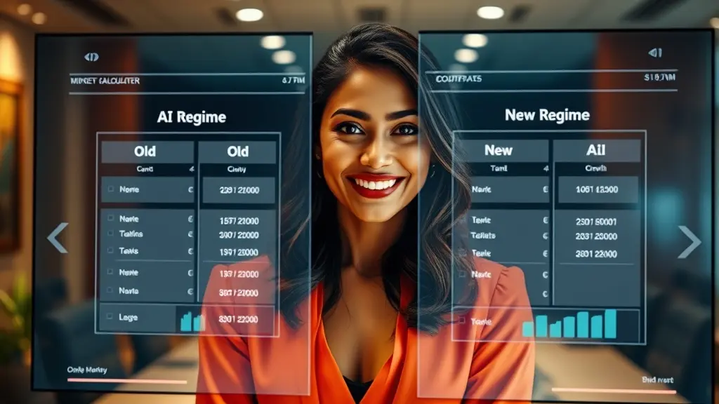 ai for old vs new tax regime comparison in india