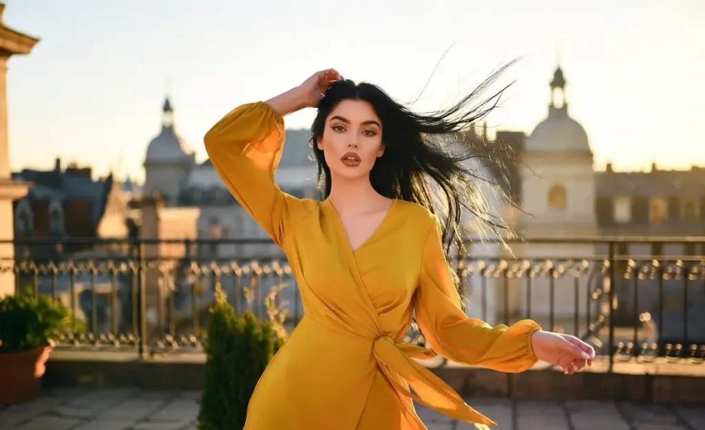Best AI Prompt Pack for Tops & Blouses: Professional Model Prompts for Luxury Fashion Ads & Ecommerce (2026) 7 chic wrap tops fashion prompt image