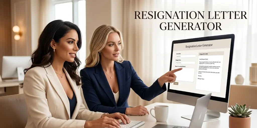 free online resignation letter generator