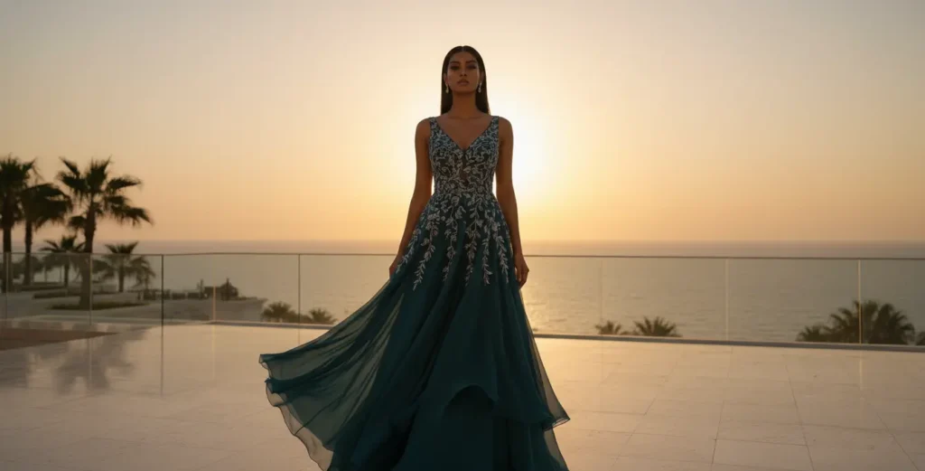 long dress ai prompt pack