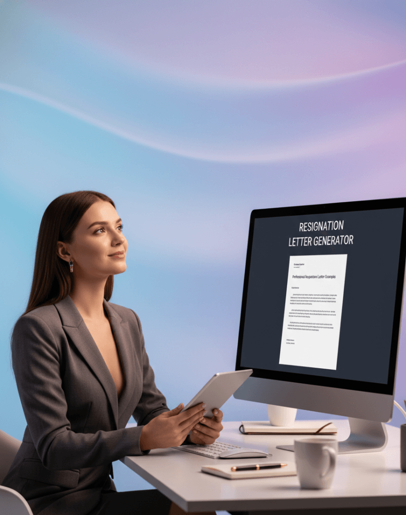 professional resignation letter example