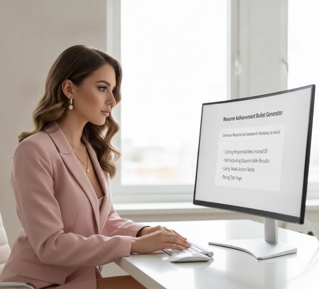 Resume Achievement Bullet Generator 5 common resume achievement bullet mistakes