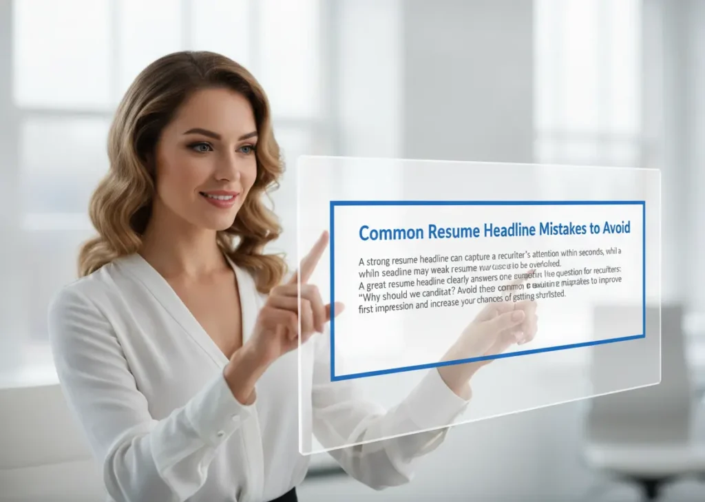 Resume Headline Generator 5 common resume headline mistakes to avoid