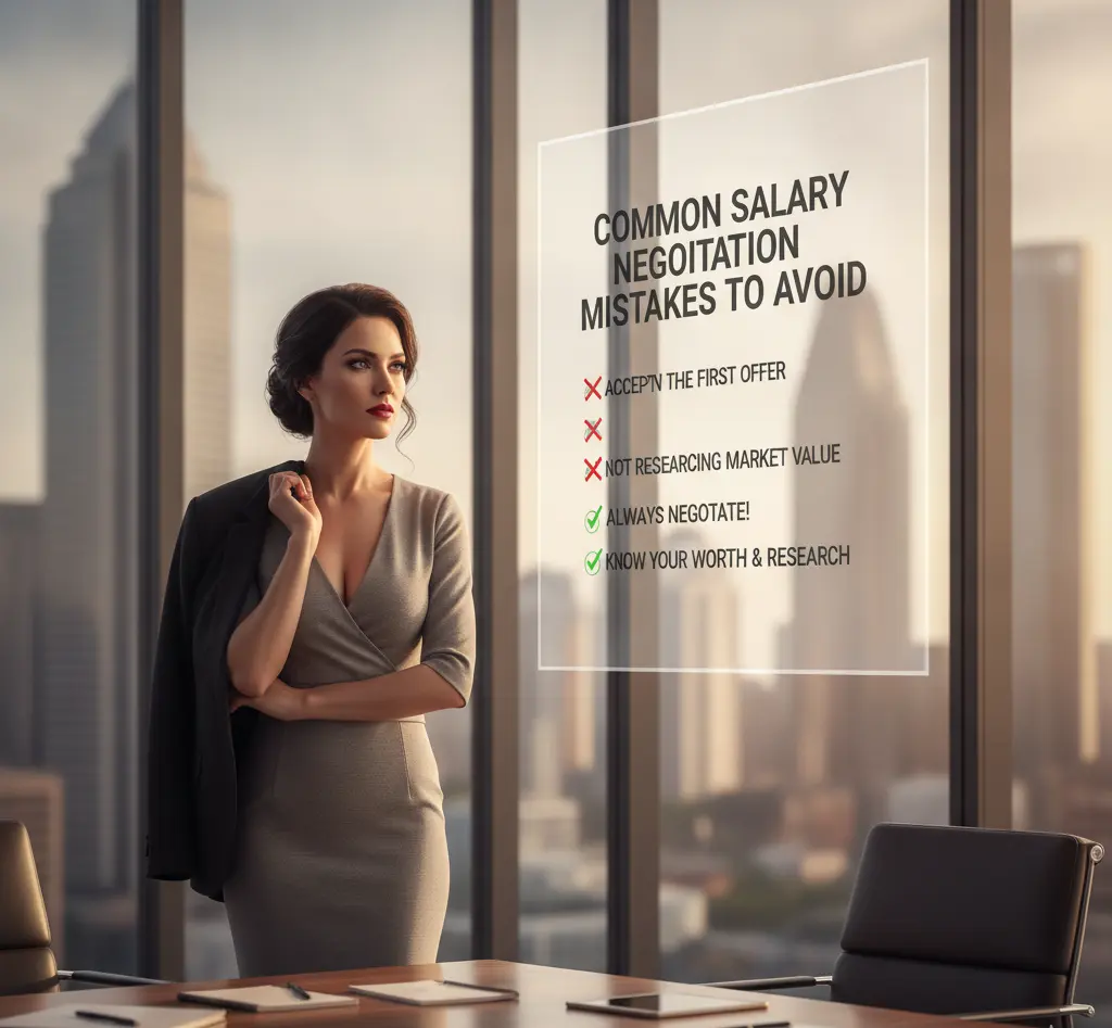common salary negotiation mistakes