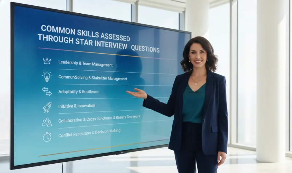common skills assessed through star interview questions