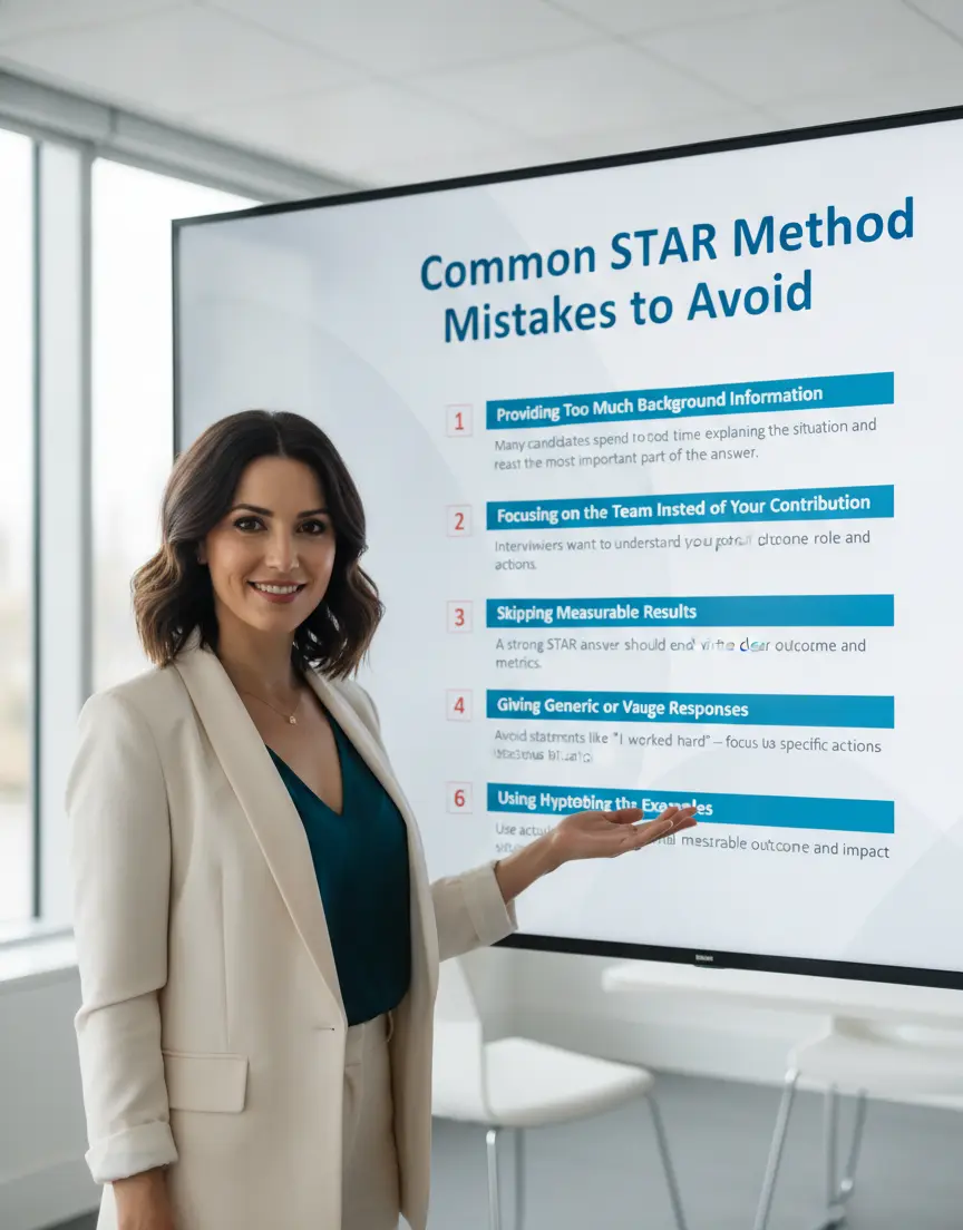 common star method mistakes