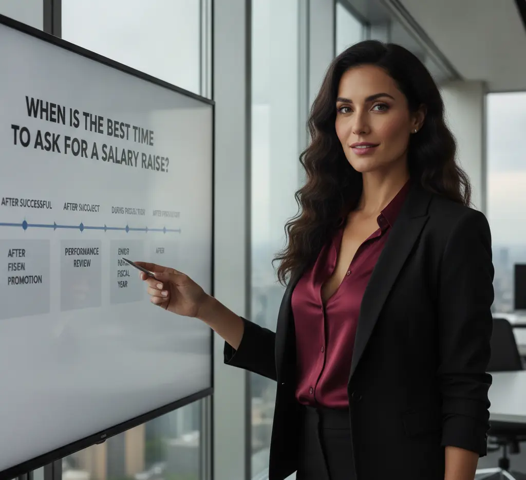 favorable times to discuss a salary raise