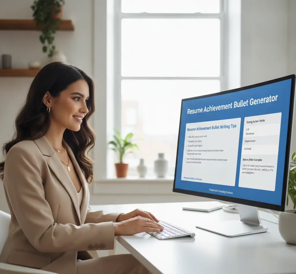 Resume Achievement Bullet Generator 4 resume achievement bullet writing tips