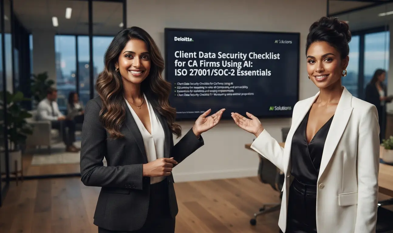 Client Data Security Checklist for CA Firms Using AI: ISO 27001/SOC-2 Essentials 5 Client data security checklist for protecting sensitive financial information