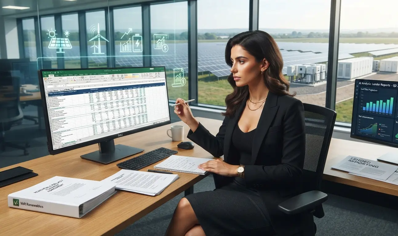 How AI is used in renewable energy project finance and financial modelling