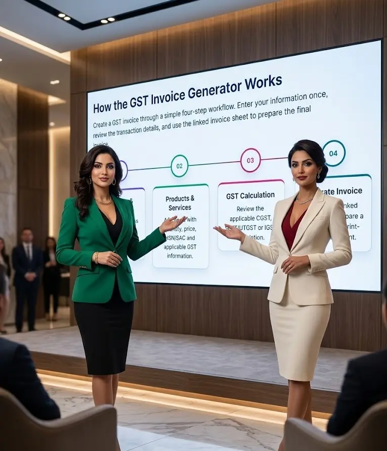 how the gst invoice generator works