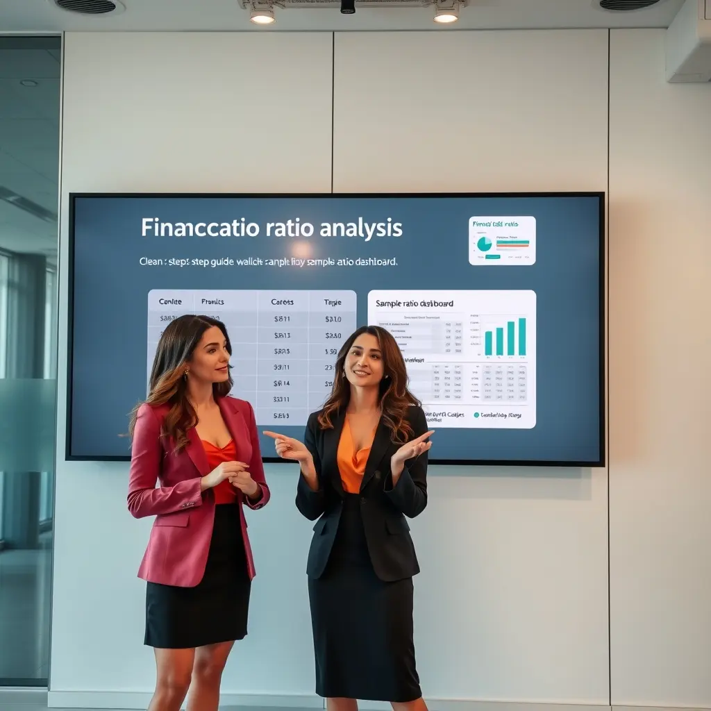 how to use the financial ratio analysis excel template