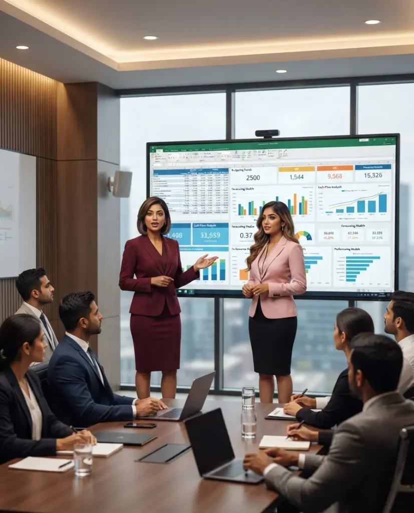 Resources 8 key financial analysis points is being explaining by professional