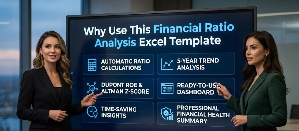 why use this financial ratio analysis excel template