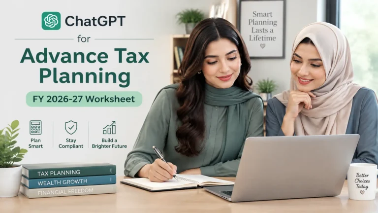 ChatGPT for advance tax planning to estimate tax liability, analyse income, and plan advance tax payments for FY 2026-27
